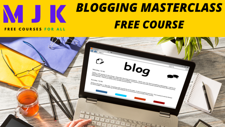 blogging masterclasss free course