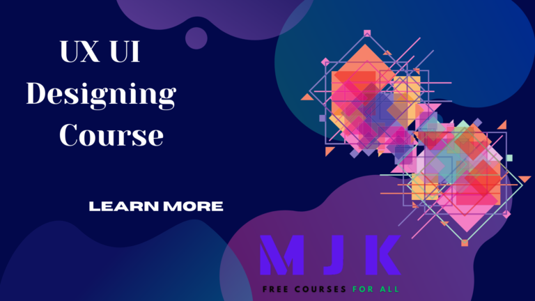 UX UI Designing Course